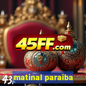 matinal paraiba